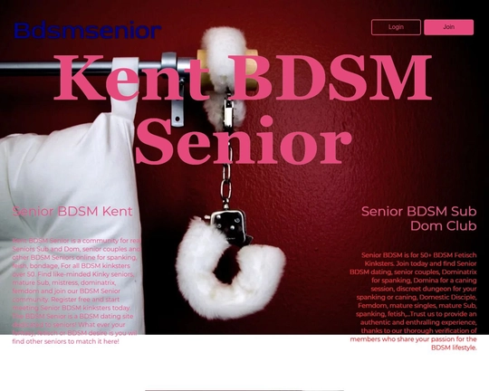 Senior BDSM Kent Logo